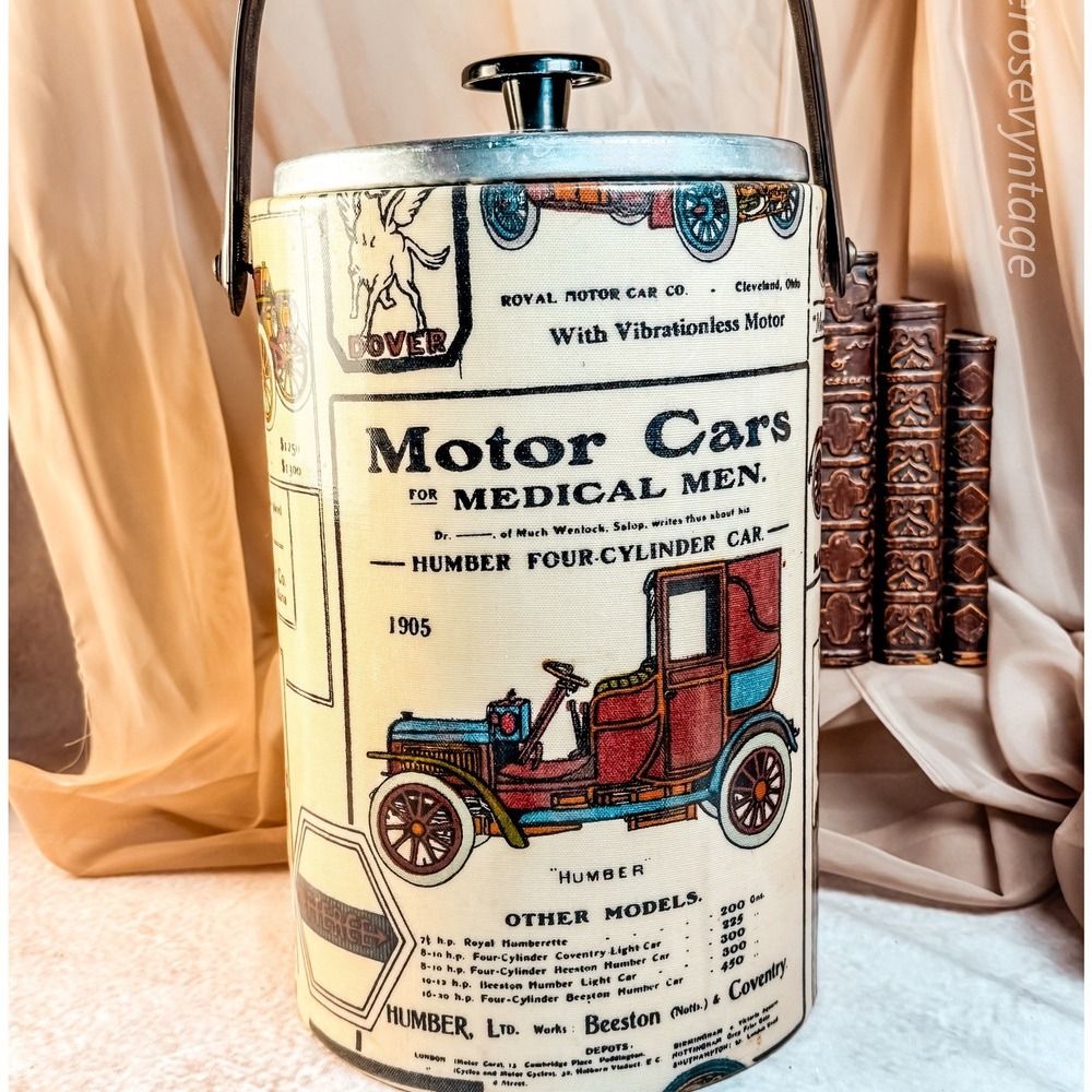 Antique Car Themed Ice Bucket